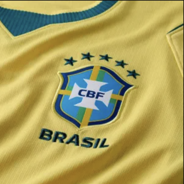 Camisa Brasil Amarela 2026 — Costas