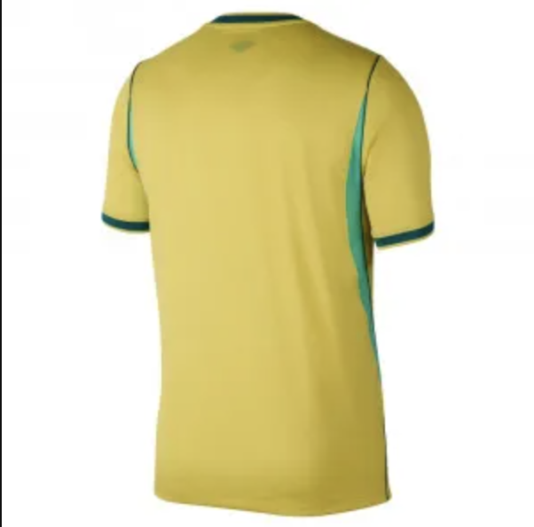 Camisa Brasil Amarela 2026 — Detalhe Emblema